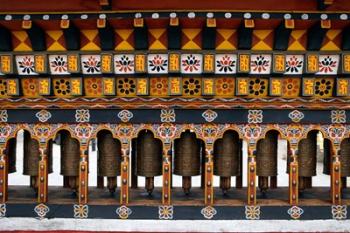 Prayer Wheels, Thimphu, Bhutan | Obraz na stenu