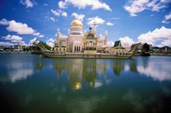 Brunei, Sultan Omar Ali Saifuddin Mosque | Obraz na stenu