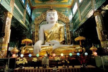Burma, Syun Oo Pone Nya Shin temple pagoda | Obraz na stenu