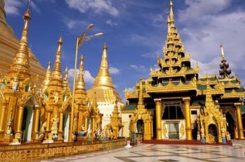 Shwedagon Pagoda, Yangon, Myanmar | Obraz na stenu