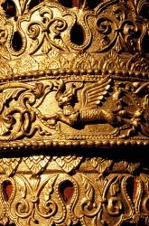 Decorated Column, Sule Paya, Yangon, Myanmar | Obraz na stenu