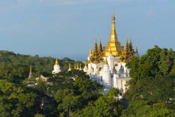 Pagoda on Sagaing Hill, Mandalay, Myanmar | Obraz na stenu