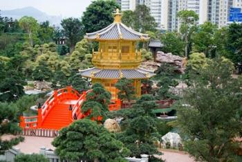 The Gold Pavilion of Absolute Perfection, Hong Kong, China | Obraz na stenu