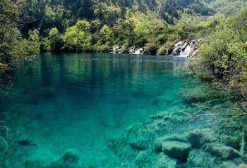 Shuzheng Lake, Jiuzhaigou National Scenic Area, Sichuan Province, China | Obraz na stenu