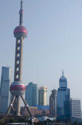 View of the modern Pudong area, Shanghai, China | Obraz na stenu