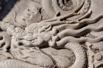 Marble dragon statue, Forbidden City, Beijing, China | Obraz na stenu