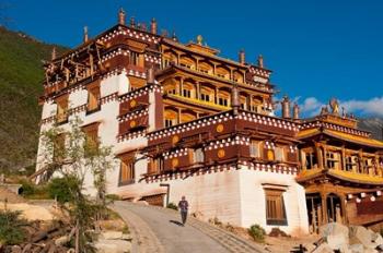 Sangpi Luobuling Si Monastery, Sichuan, China | Obraz na stenu