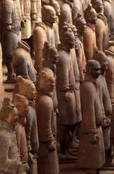 Terra Cotta Warriors at Emperor Qin Shihuangdi's Tomb, China | Obraz na stenu