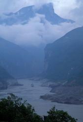 Entrance to Qutang Gorge, Three Gorges, Yangtze River, China | Obraz na stenu