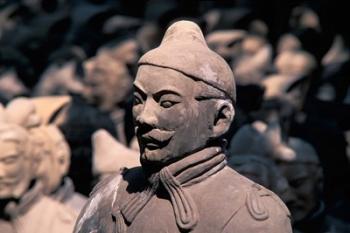 Terra Cotta Warriors at Emperor Qin Shihuangdi's Tomb, China | Obraz na stenu