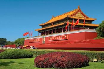 Gate of Heavenly Peace Gardens, The Forbidden City, Beijing, China | Obraz na stenu