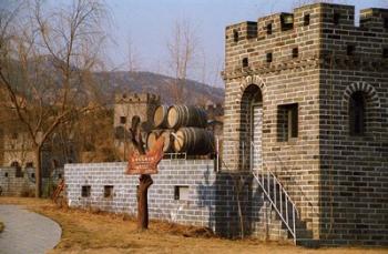 Entrance to Huaxia Winery Wine Cellar, Beijing, China | Obraz na stenu