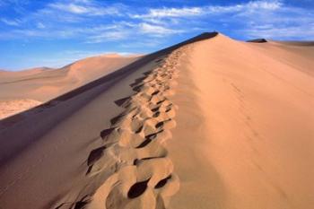 China, Dunhuang, Desert winds, Footprints | Obraz na stenu