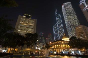 City Skyline, Statue Square, Hong Kong, China | Obraz na stenu