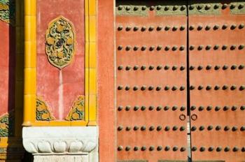 Inner Courtyard doors, The Forbidden City, Beijing, China | Obraz na stenu