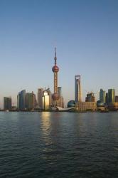 CHINA, Shanghai, Pudong city skyline | Obraz na stenu