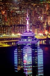Hong Kong from Victoria Peak with The Center, China | Obraz na stenu