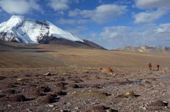 Towards The Summit Of Kongmaru La, Markha Valley, Ladakh, India | Obraz na stenu