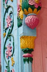 Ornate doorway detalis, Delhi, India | Obraz na stenu