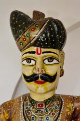 Statue Head, Raj Palace Hotel, Jaipur, India | Obraz na stenu
