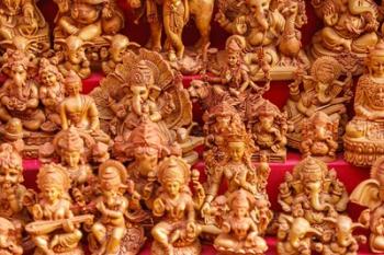 Souvenir sculptures, India | Obraz na stenu