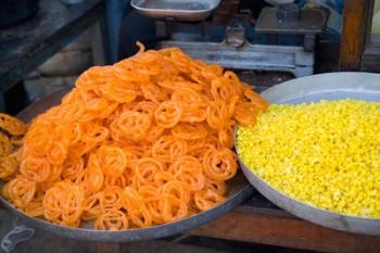 Market Food in Shahpura, Rajasthan, Near Jodhpur, India | Obraz na stenu