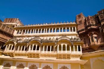 Close-up of Building in Jodhpur at Fort Mehrangarh, Rajasthan, India | Obraz na stenu