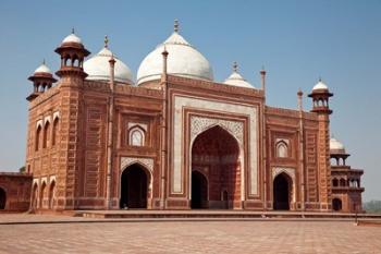 Agra, India, Taj Mahal Mosque, Chhatris on the corners | Obraz na stenu