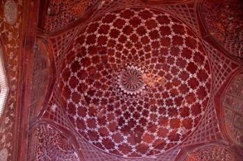 Agra, India, Taj Mahal Mosque ceiling | Obraz na stenu