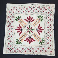 Embroidered Pillow Case, Dehradun, India | Obraz na stenu