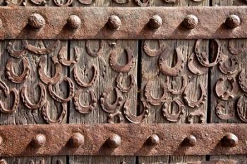 Horseshoes on the Door of Buland Darwaza, Fatehpur Sikri, India | Obraz na stenu