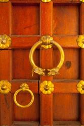 Ornate door at the City Palace, Udaipur, Rajasthan, India. | Obraz na stenu