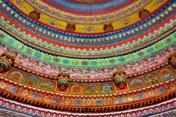 Ceiling of Shree Laxmi Narihan Ji Temple, Jaipur, Rajasthan, India. | Obraz na stenu