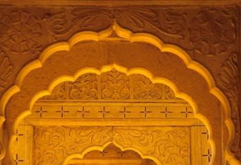 Carved Sandstone Arches, Jaisalmer, Rajasthan, India | Obraz na stenu