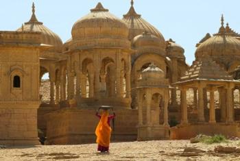 Bada Bagh with Royal Chartist and Finely Carved Ceilings, Jaisalmer, Rajasthan, India | Obraz na stenu
