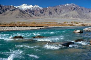 India, Ladakh, Indus River, Himalaya range | Obraz na stenu