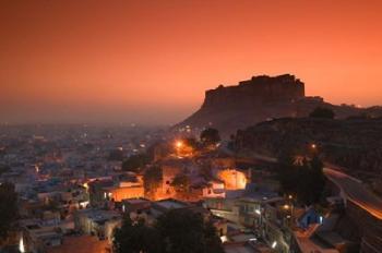 Meherangarh Fort and Town, Rajasthan, India | Obraz na stenu