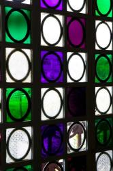 Stained Glass Windows of 17th Century Braganca House, India | Obraz na stenu