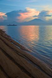 Indonesia, Bali Sanur Beach with Mount Gunung Agung | Obraz na stenu