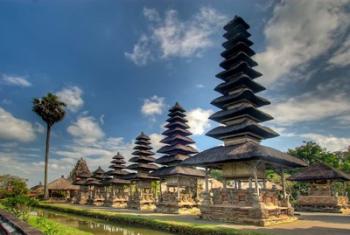 Scenic of Pura Taman Ayun temple, Mengwi, Bali, Indonesia | Obraz na stenu