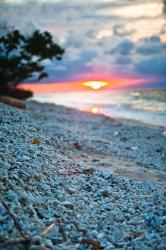 Gili Islands, Indonesia, Sunset along the beach | Obraz na stenu