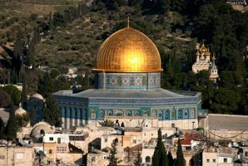 An elevated city view, Jerusalem, Israel | Obraz na stenu