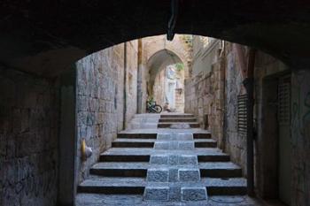Ancient street, old town, Jerusalem, Israel | Obraz na stenu