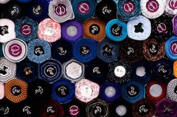 Close-up of Fabric Rolls in Akasaka District of Tokyo, Japan | Obraz na stenu