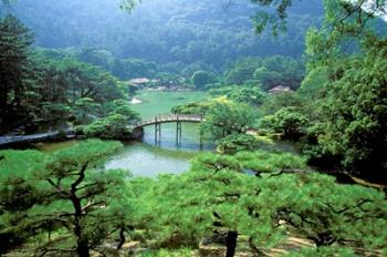 Ritsurin Park, Takamatsu, Shikoku, Japan | Obraz na stenu