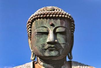 Japan, Kanagawa, Great Buddha, the bronze Daibutsu | Obraz na stenu