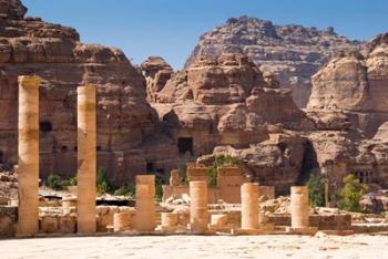 Great Temple, Petra, UNESCO Heritage Site, Jordan | Obraz na stenu