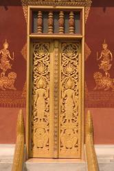 Temple Door, Laos | Obraz na stenu