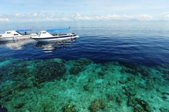 Diving Boat, Sipadan, Semporna Archipelago, Borneo, Malaysia | Obraz na stenu