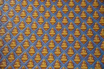Thai Buddhist Temple, Island of Penang, Malaysia | Obraz na stenu